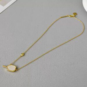 Kendra Scott Gold and White Necklace